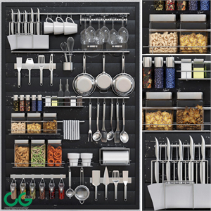 Collection for the kitchen Trifles for the kitchen 3D model